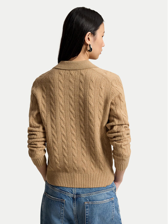 Polo Ralph Lauren Polo Ralph Lauren Svetr 211972132002 Světle hnědá Regular Fit