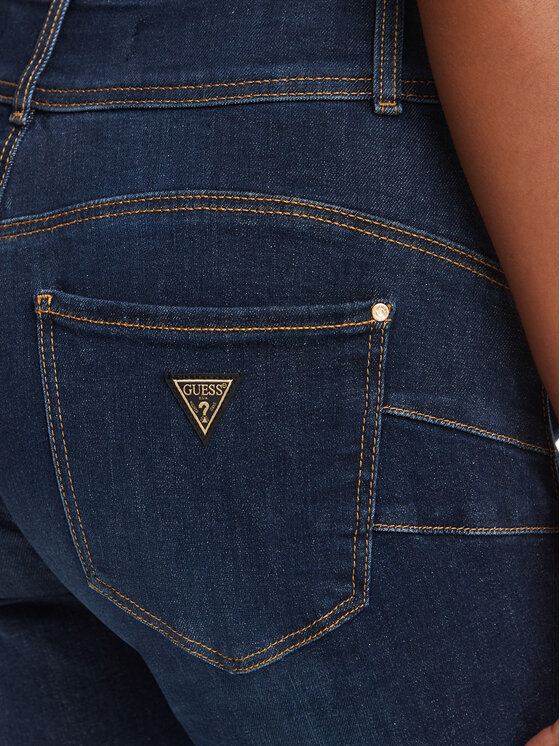 Guess Guess Jeansy W6YA34 D1593 Granatowy Shaping Fit