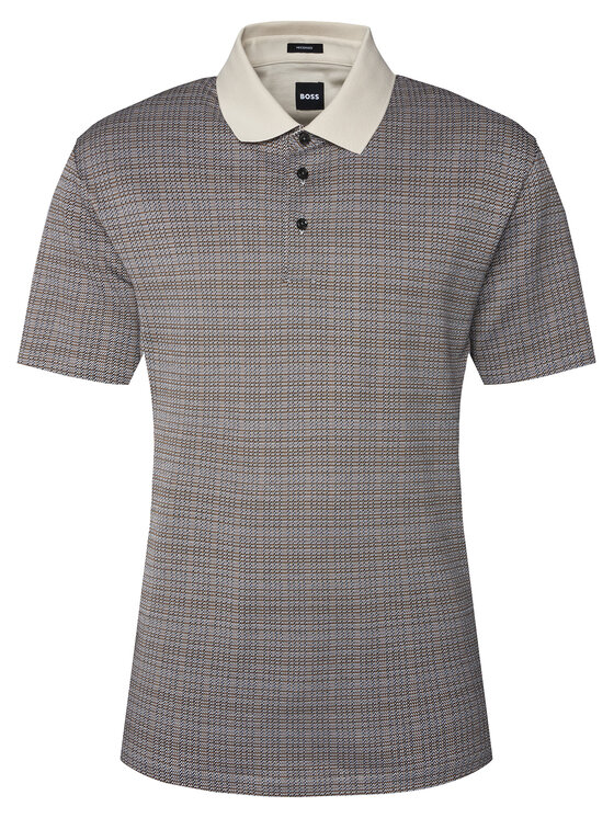 BOSS BOSS Polo marškinėliai H-Parris 102 50543402 Pilka Regular Fit