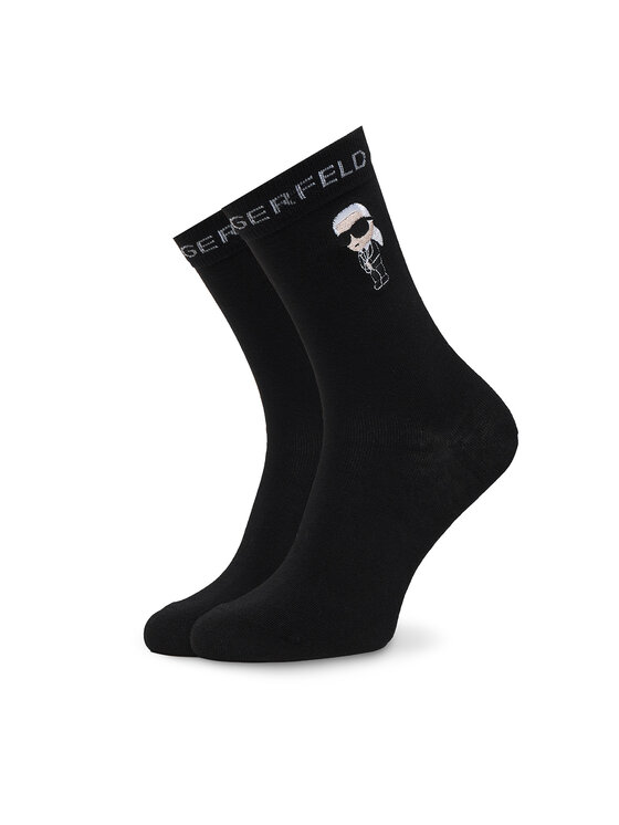 KARL LAGERFELD KARL LAGERFELD Garās zeķes A4M47045 Melns