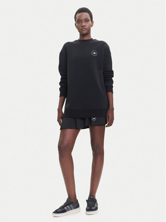 adidas by Stella McCartney adidas by Stella McCartney Majica dugih rukava IW6321 Crna Loose Fit