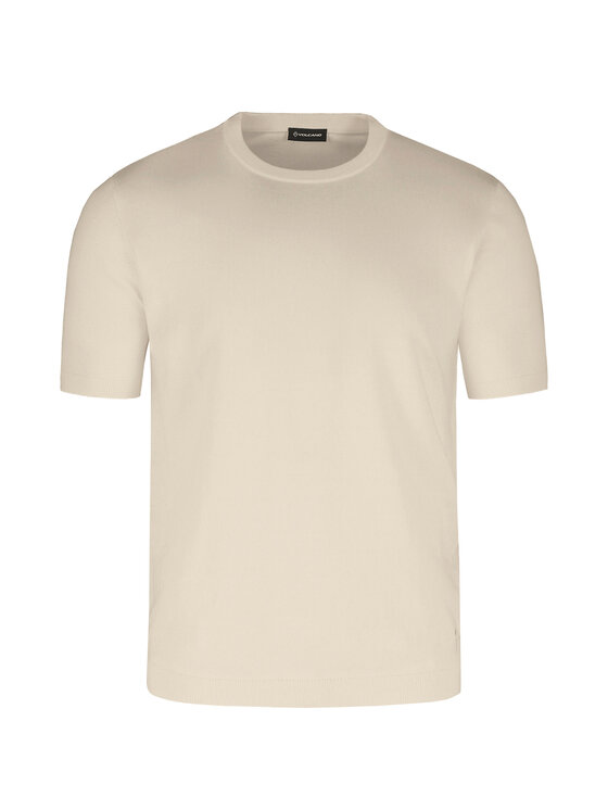 Volcano Volcano T-Shirt TM-BURRO Beżowy Regular Fit