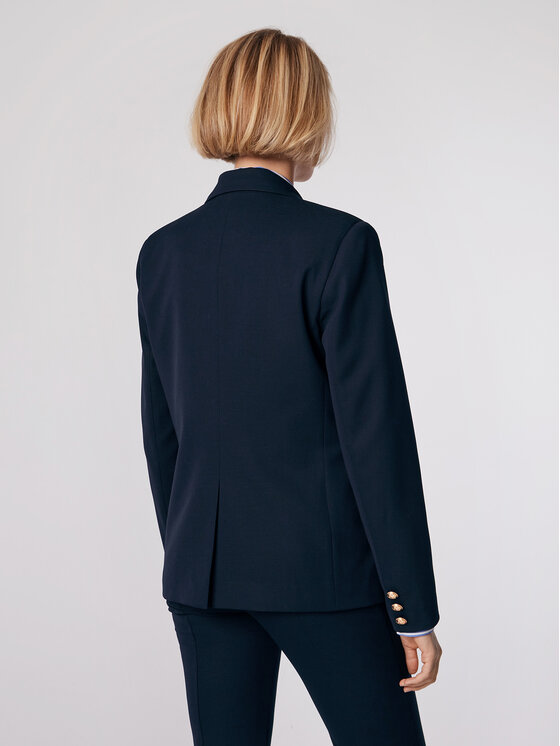 Simple Simple Сако MKD500-01 Тъмносин Slim Fit