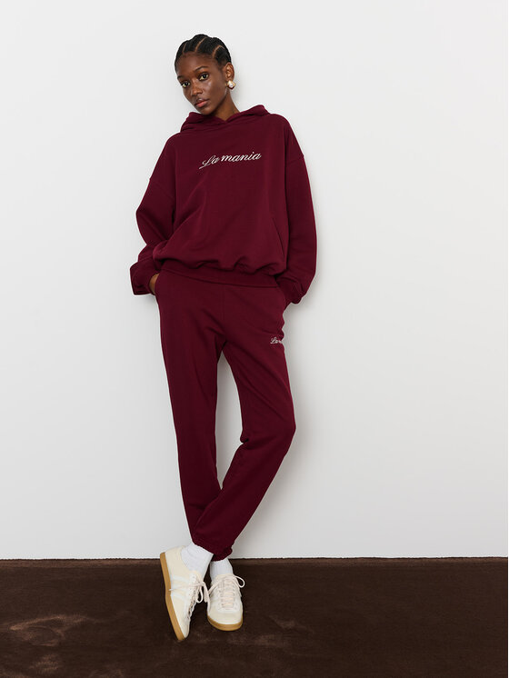 La Mania La Mania Pantaloni da tuta RIDGE Bordeaux Active Fit