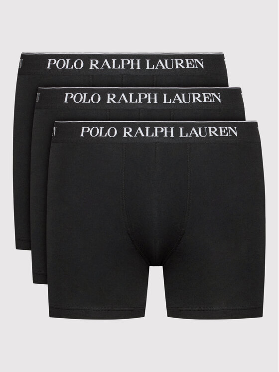 Polo Ralph Lauren 3 bokseršortu pāru komplekts 714835887002 Melns