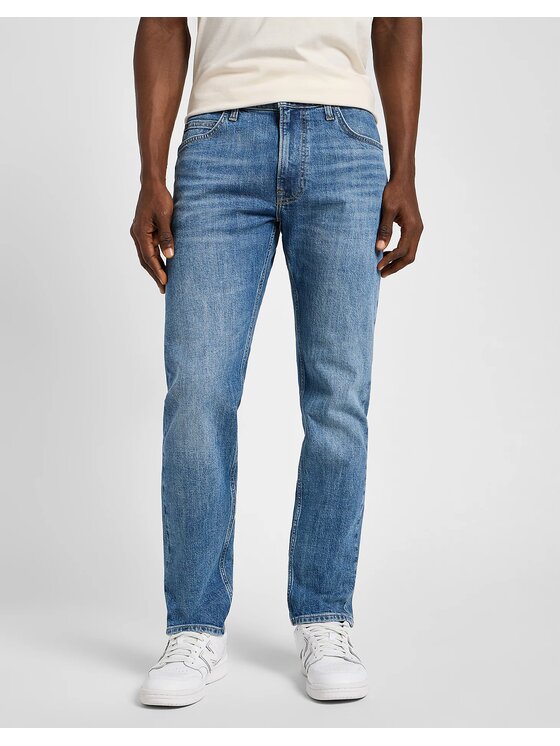 Lee Lee Jeansy RIDER Niebieski Slim Fit