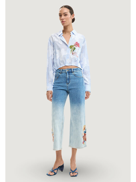 Desigual Desigual Koszula CAM_PARKER Niebieski Casual Fit