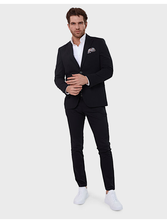 Evenemen Evenemen Marynarka Tuscan Czarny Slim Fit