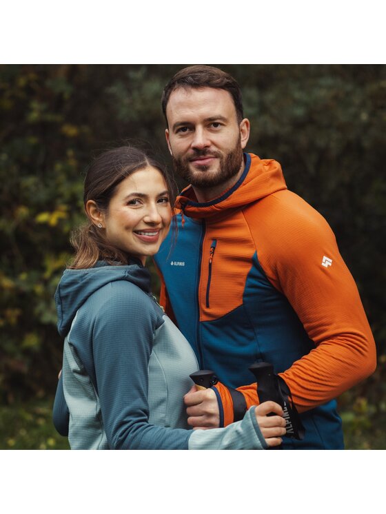 Alpinus Alpinus Bluza UBA Niebieski Slim Fit