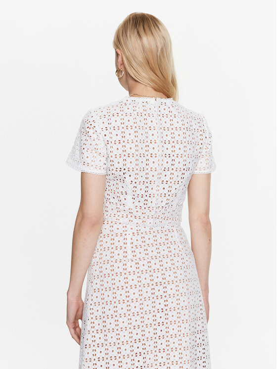 MICHAEL Michael Kors MICHAEL Michael Kors Топ MS340HG8BK Білий Slim Fit