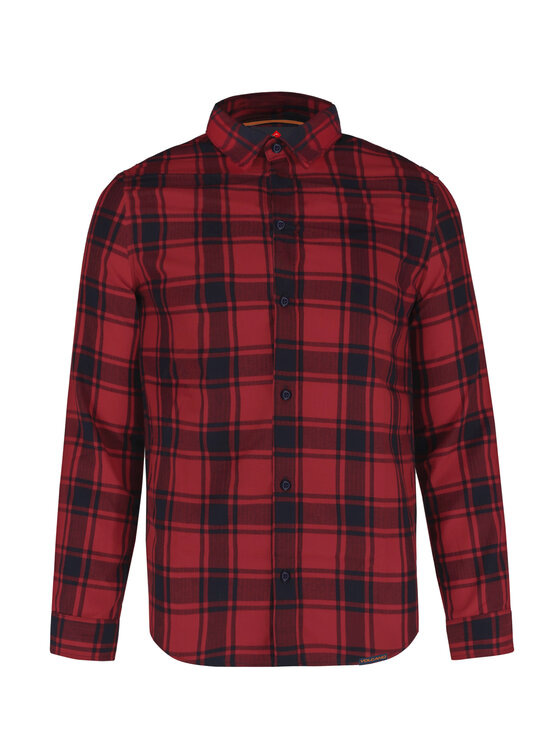 Volcano Volcano Koszula K-ISEO Czerwony Regular Fit
