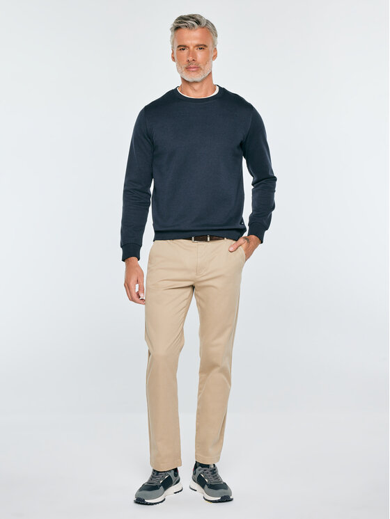 BIG STAR BIG STAR Bluza BREMEN Granatowy Basic Fit