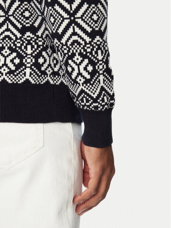 Tommy Hilfiger Tommy Hilfiger Πουλόβερ Fairisle MW0MW44815 Σκούρο μπλε Regular Fit