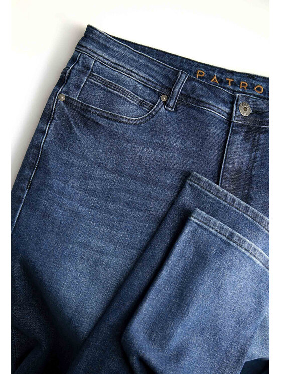 Volcano Volcano Jeansy D-FERG Granatowy Regular Fit