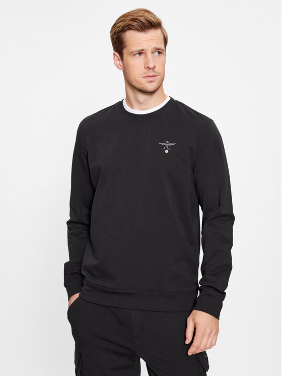 Aeronautica Militare Aeronautica Militare Felpa 232FE1769F459 Nero Regular Fit