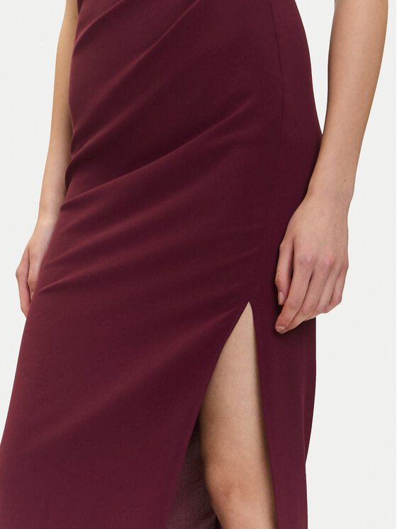 Armani Exchange Armani Exchange Strickkleid XW000665 AF10872 UA343 Dunkelrot Regular Fit