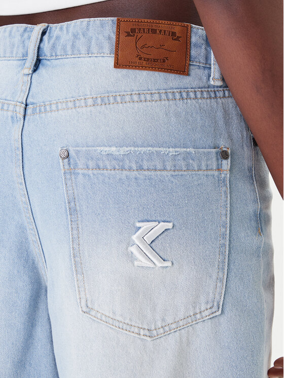 Karl Kani Karl Kani Džínsové šortky PD00005506 Modrá Loose Fit