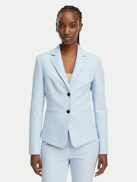 HUGO Marynarka Agonia 1 50539976 Niebieski Slim Fit