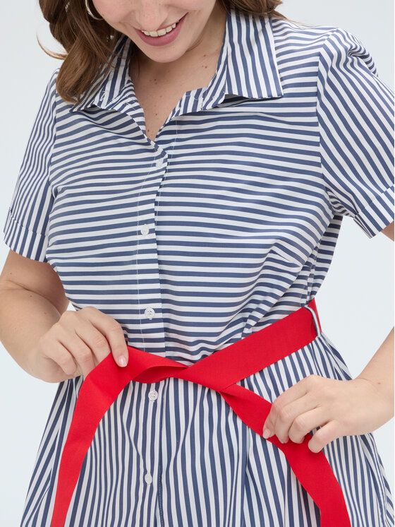 Fiorella Rubino Fiorella Rubino Koszula 5078T001577N0Z4 Niebieski Regular Fit