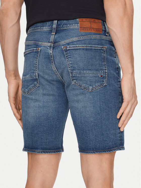 Tommy Hilfiger Tommy Hilfiger Džínové šortky Brooklyn MW0MW35172 Modrá Straight Fit