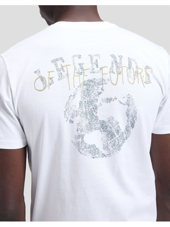 Lee Lee T-Shirt GRAPHIC TEE Biały Regular Fit