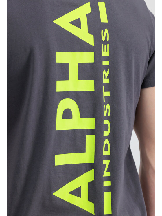 Alpha Industries Alpha Industries T-Shirt AI.128507-684-L Szary Basic Fit