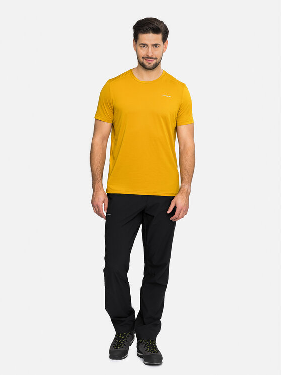 Viking Viking T-Shirt Tover Żółty Regular Fit