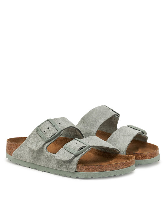 Birkenstock Birkenstock Plätud Arizona zamsz 1029215 Roheline