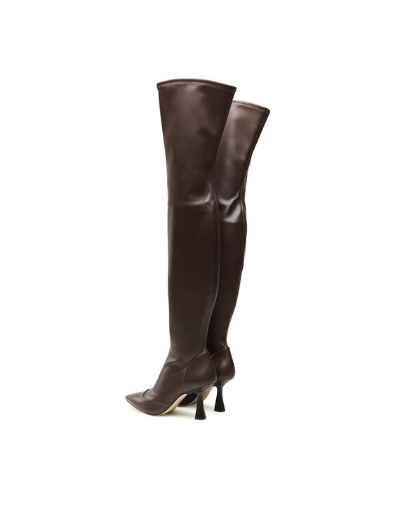 MICHAEL Michael Kors MICHAEL Michael Kors Μπότες πάνω από το γόνατο Clara Boot 40F3CLMB5L Καφέ