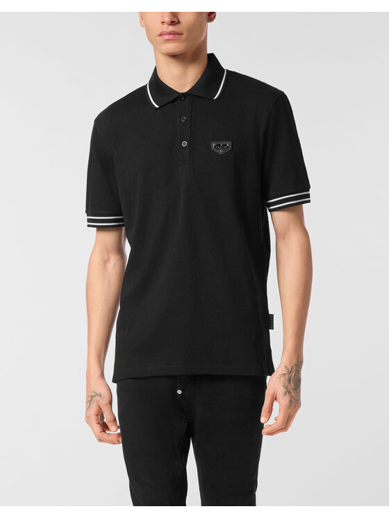 PHILIPP PLEIN PHILIPP PLEIN Polo 25571 Nero Slim Fit