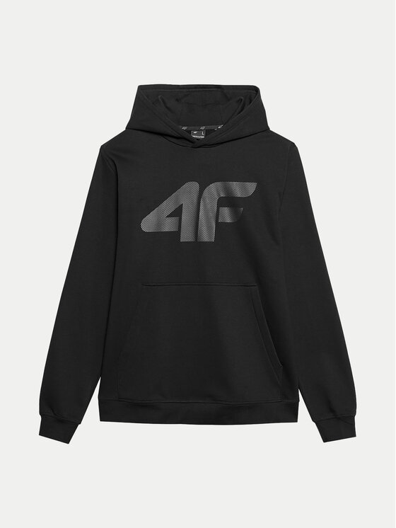 4F 4F Sweatshirt 4FWSS24TSWSM0950 Schwarz Regular Fit