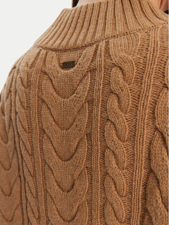 Barbour Barbour Trikotāžas kleita Belford LDR0946BE31 Brūns Regular Fit