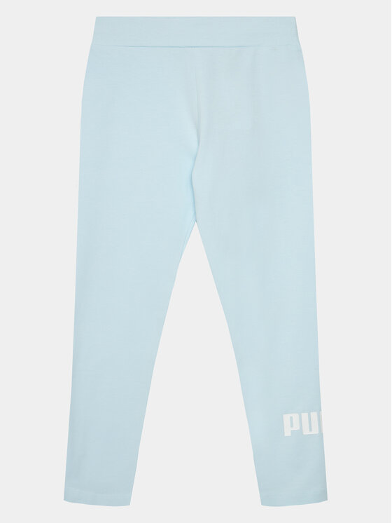 Puma Puma Colanți Ess Logo 587035 Albastru celest Tight Fit