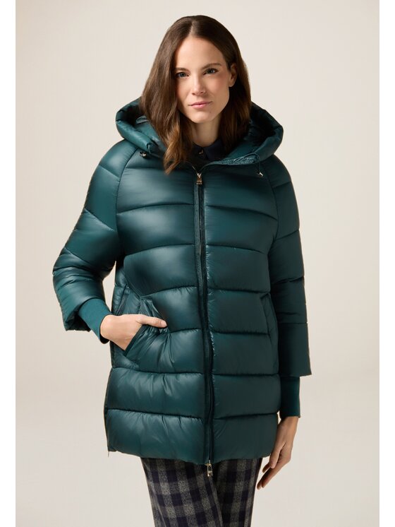 Oltre Oltre Giubbotto piumino F001J000213N015 Verde Baggy Fit