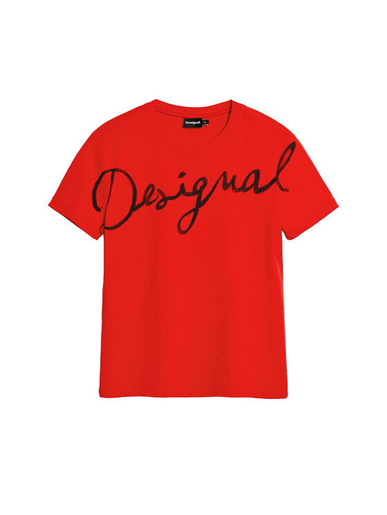 Desigual Desigual T-Shirt Florencia 26SWTK07 Červená Regular Fit