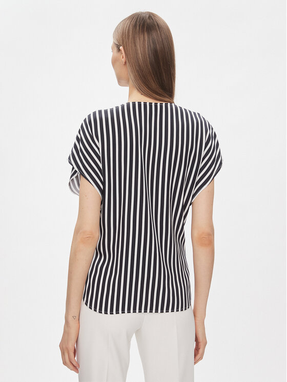 Tommy Hilfiger Tommy Hilfiger Blúz WW0WW41845 Sötétkék Relaxed Fit