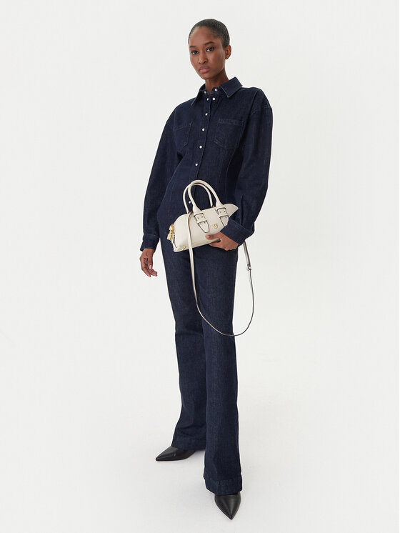 PINKO PINKO Rankinė Bowling Bag Baguette AI 25-26 PLTT 105334 A0QO Écru