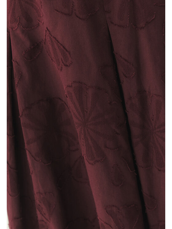 TATUUM TATUUM Spódnica midi TAFTIKO 2 Bordowy Flare Fit