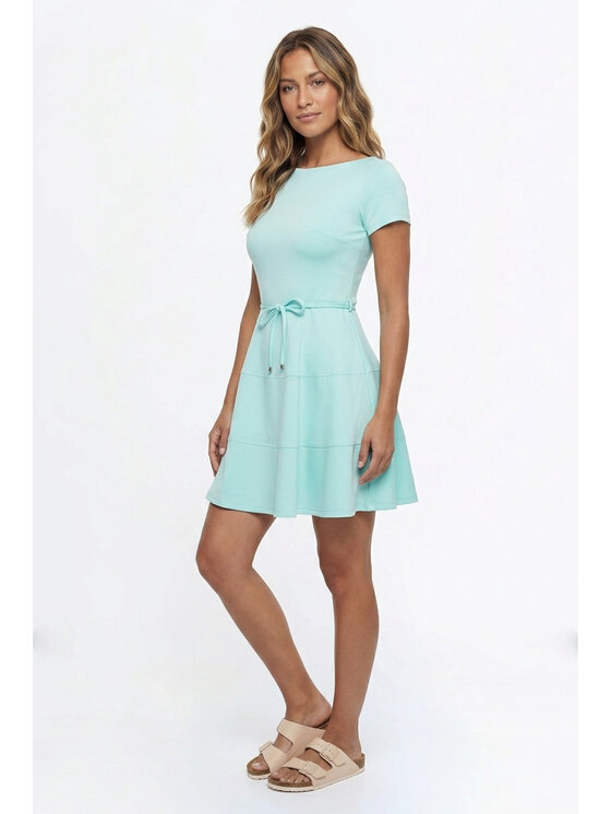 FIGL FIGL Sukienka codzienna M1355 Zielony jasny A-Line Fit