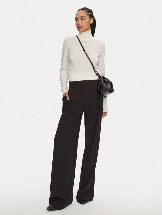 Calvin Klein Calvin Klein Krekls ar augstu apkakli K20K207449 Écru Regular Fit