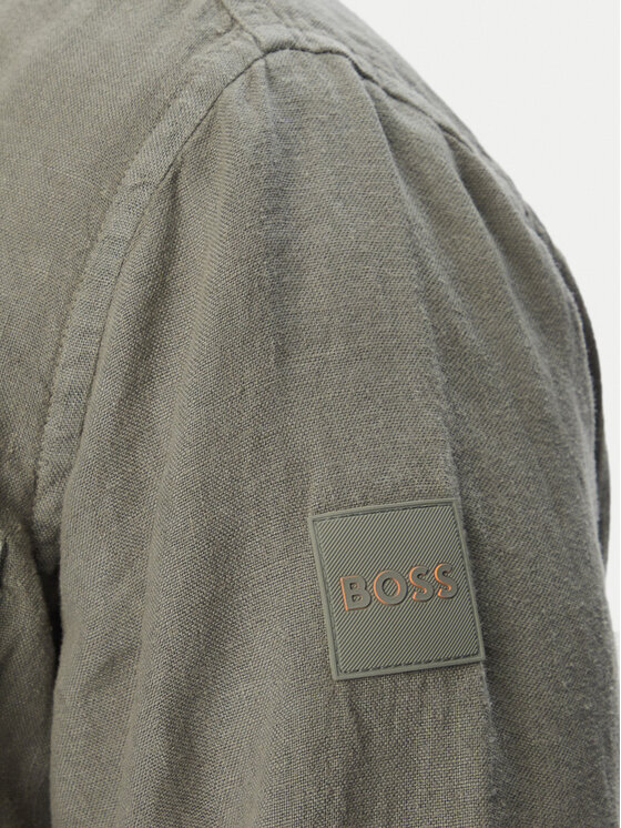 BOSS BOSS Koszula Locky 50558928 Szary Regular Fit