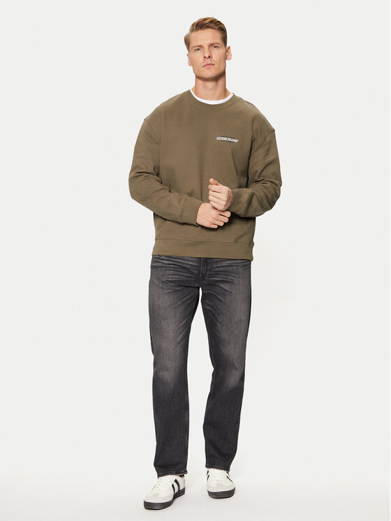 Guess Jeans Guess Jeans Pulóver M4YQ17 K9V31 Khaki Regular Fit