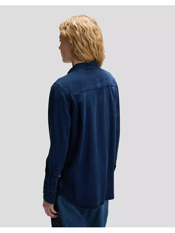 Lee Lee Koszula CLASSIC SHIRT Niebieski Regular Fit