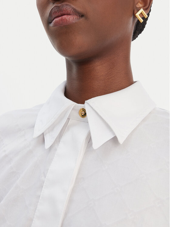 Elisabetta Franchi Elisabetta Franchi Košulja CA-141-61E2-V390 Bijela Regular Fit