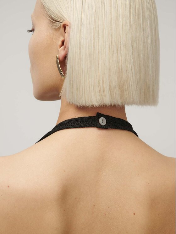 La Mania La Mania Vestito da giorno SUNKISSED Nero Classic Fit