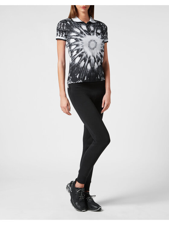 Plein Sport Plein Sport Polokošeľa 8249 Čierna Regular Fit