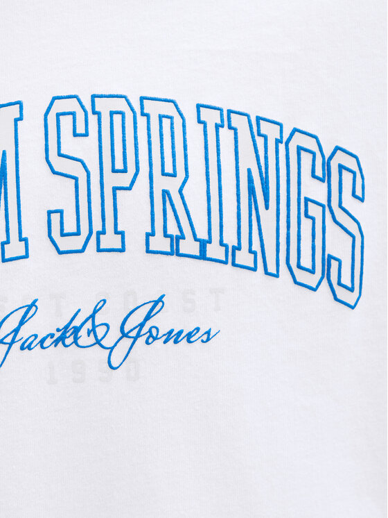 Jack&Jones Jack&Jones Majica Detroit 12269816 Bela Relaxed Fit