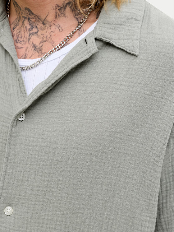 Jack & Jones Jack & Jones Koszula Nantucket 12291812 Zielony Regular Fit