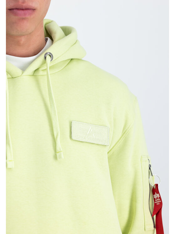 Alpha Industries Alpha Industries Bluza Red Stripe Hoodie Żółty Regular Fit
