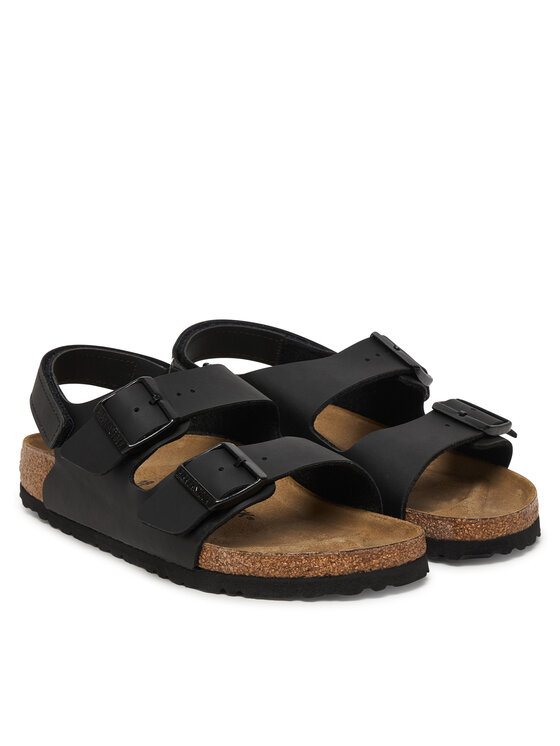 Birkenstock Birkenstock Sandale Milano As Kids 1032009 D Negru